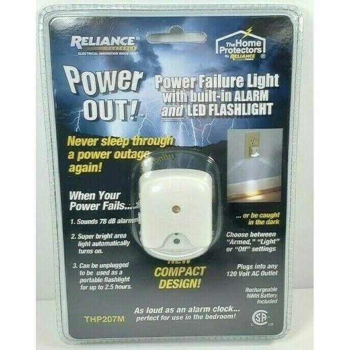 Reliance Controls Power Out Alarm W/ LED Flashlight THP207M - Image 5