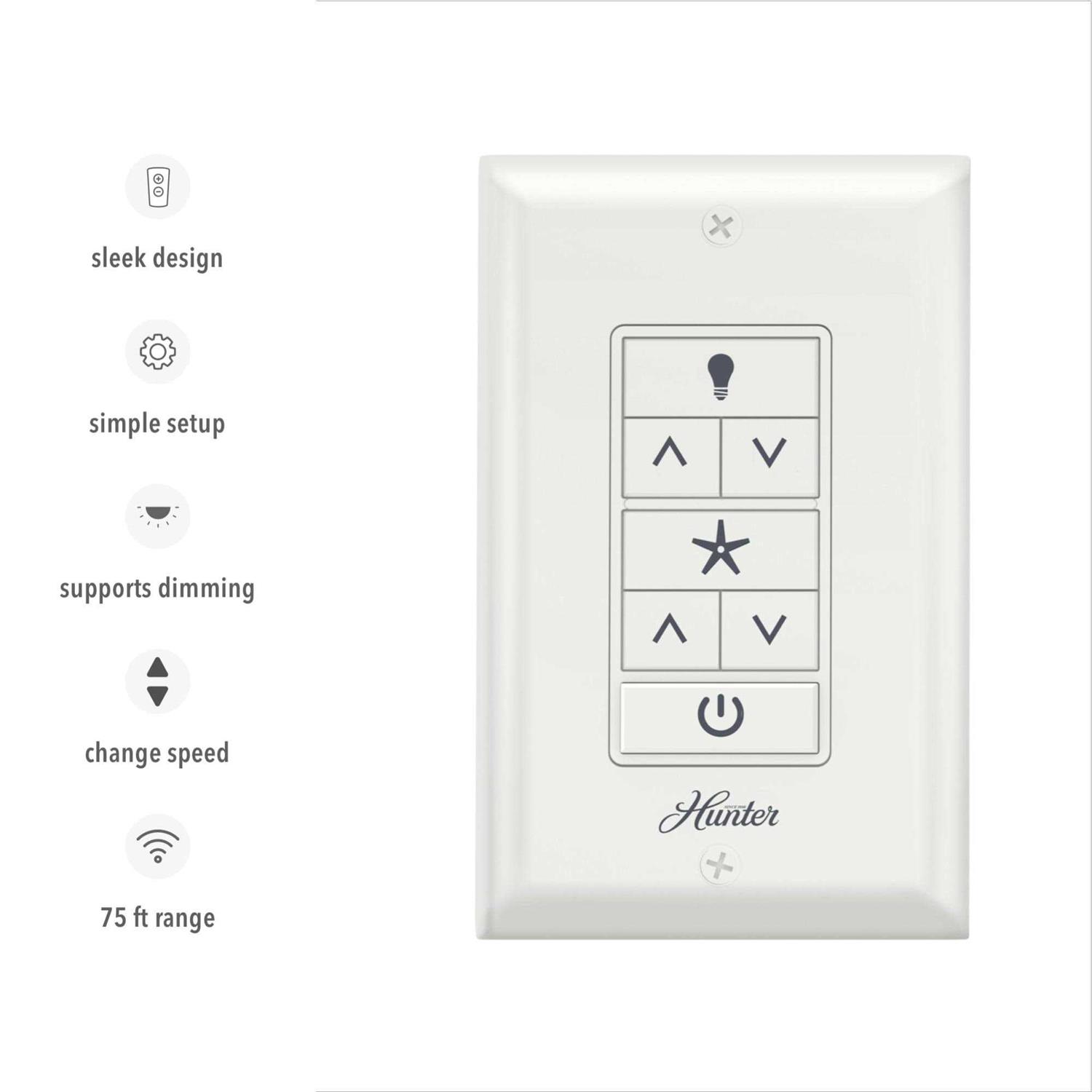 Hunter 99771 Universal Ceiling Fan Wall Control - Image 4