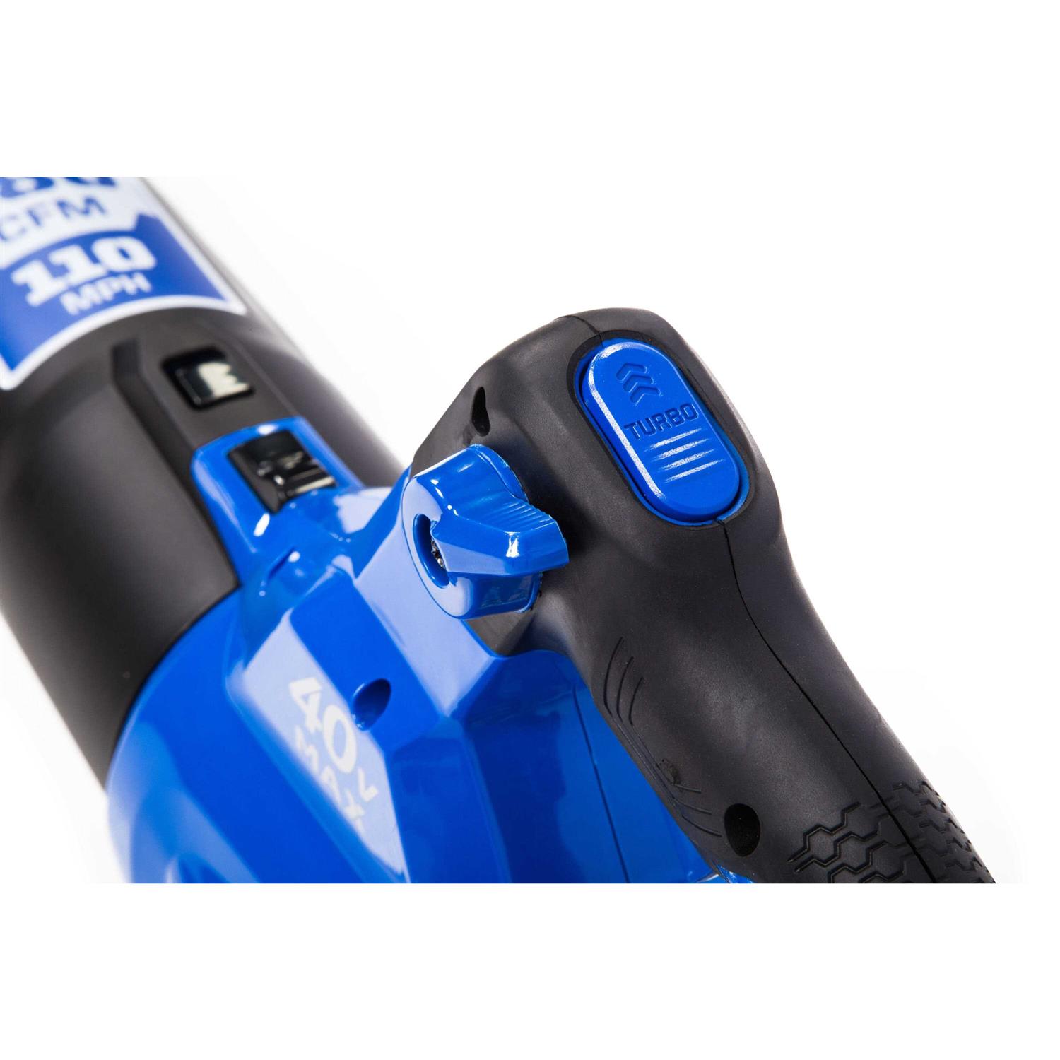 Kobalt 40-Volt Lithium Ion 480-CFM 110-MPH Medium-Duty Baretool Cordless Electric Leaf Blower - Image 4