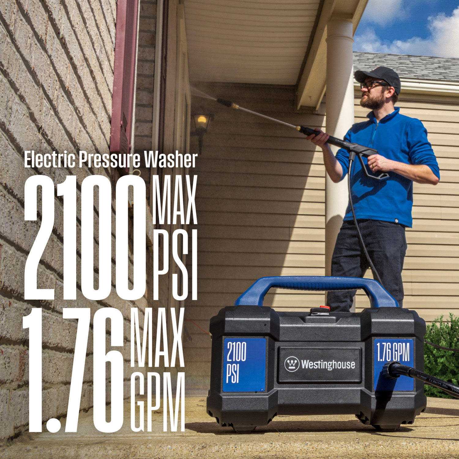 Westinghouse ePX3100v 2100 PSI 1.76 GPM Electric Pressure Washer - Image 5