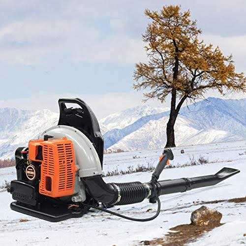 65CC 3.6HP 2 Stroke Backpack Gas Powered Leaf Blower Grass Lawn Bl - Image 3