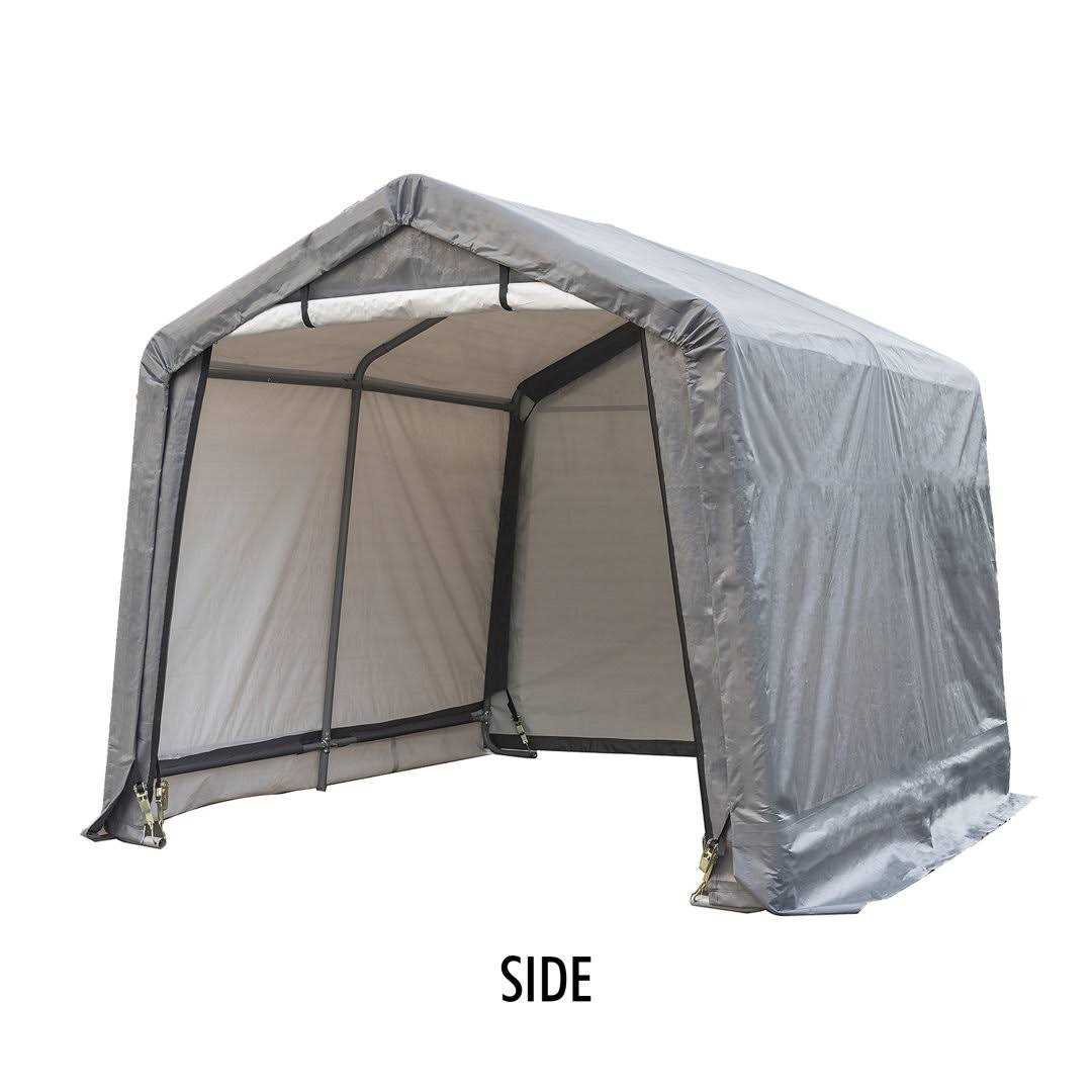 8 ft. x 8 ft. Metal Portable Storage Shed WEATHERFAST - Image 4