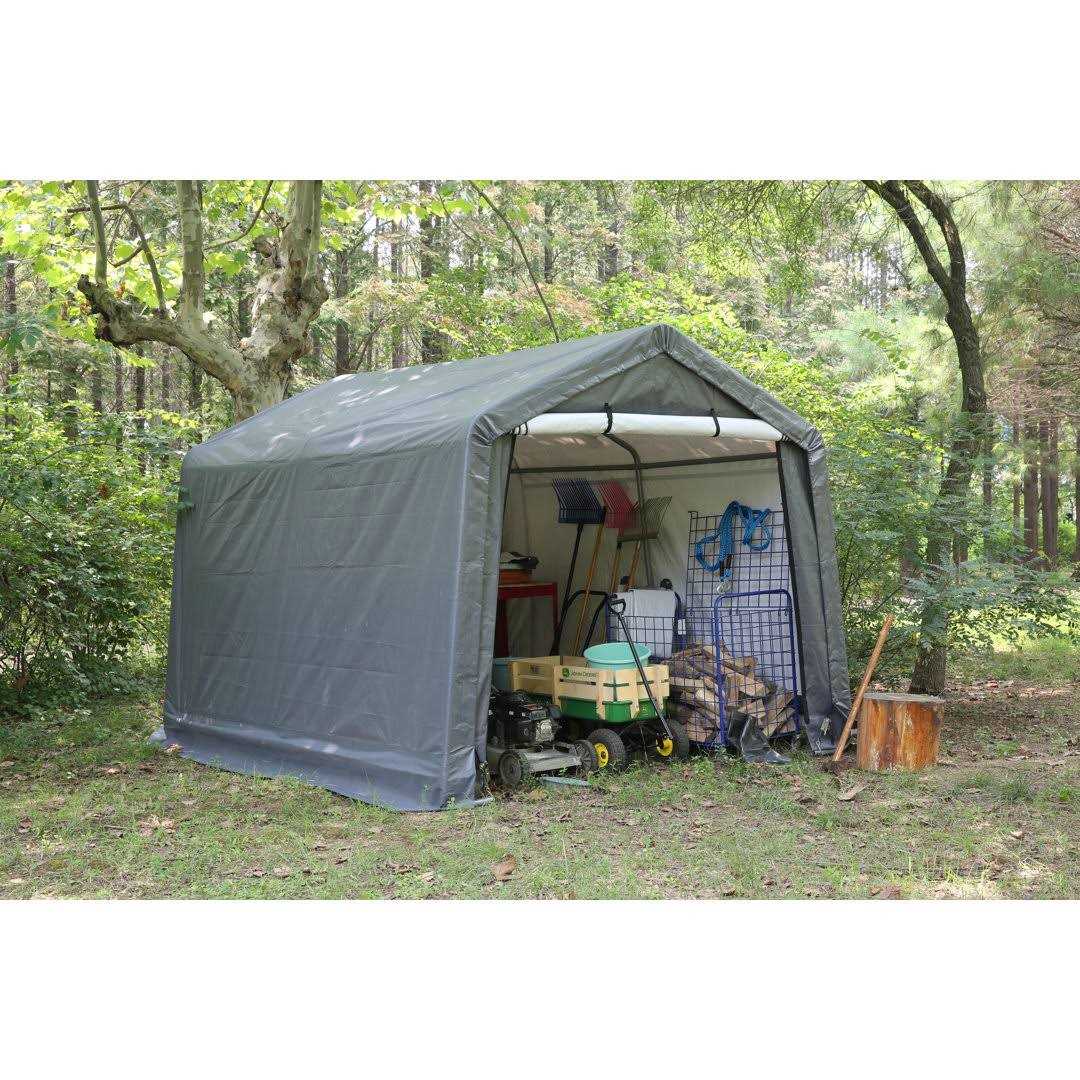 8 ft. x 8 ft. Metal Portable Storage Shed WEATHERFAST - Image 5