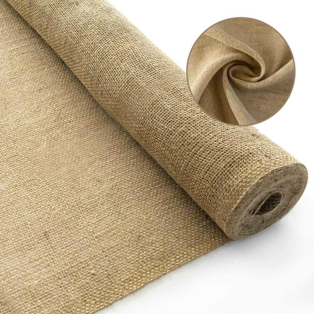 Wellco Gardening Burlap Roll Natural Burlap Fabric for Weed Barrier - Image 3