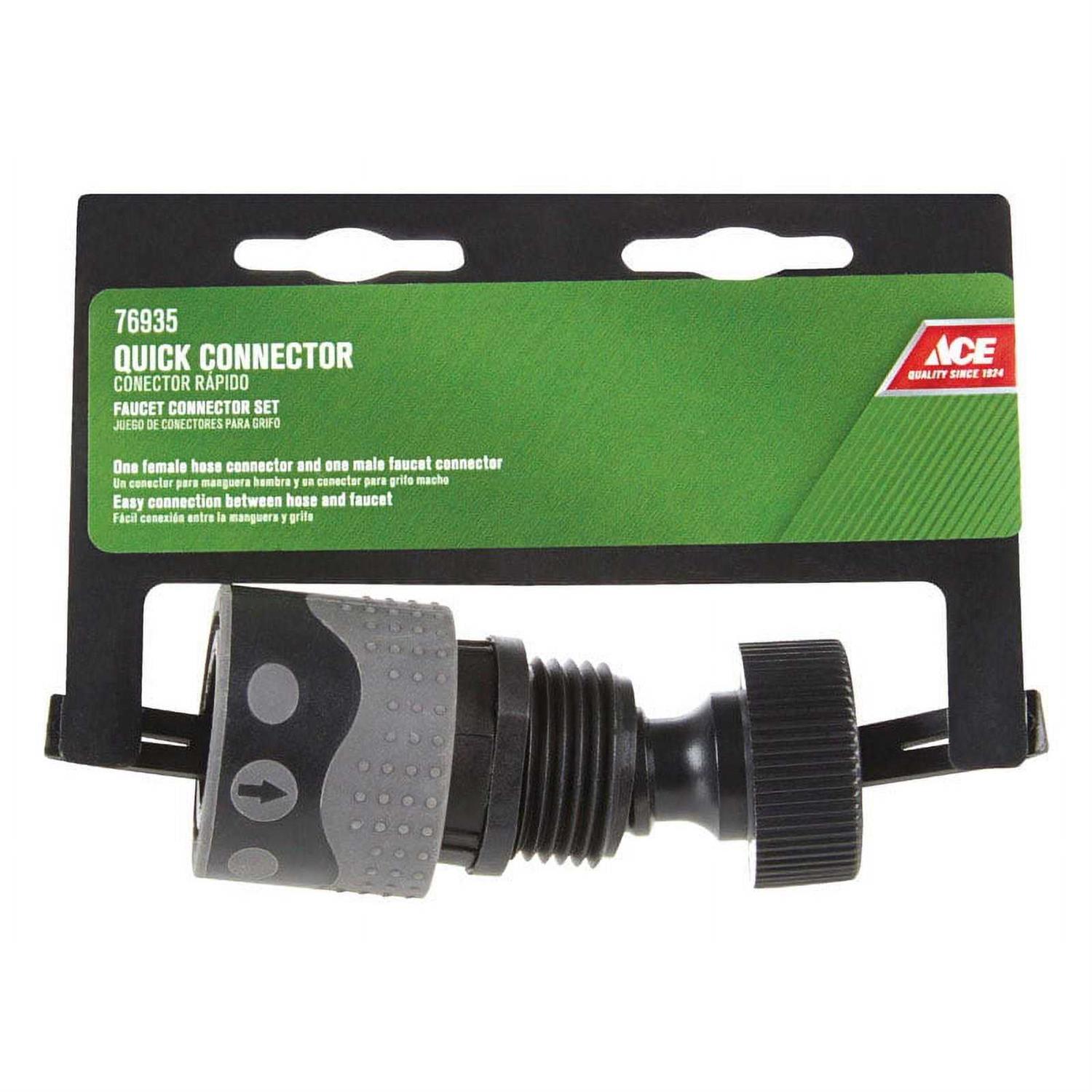 Ace Plastic Female/Male Quick Connector Faucet Set - Image 3