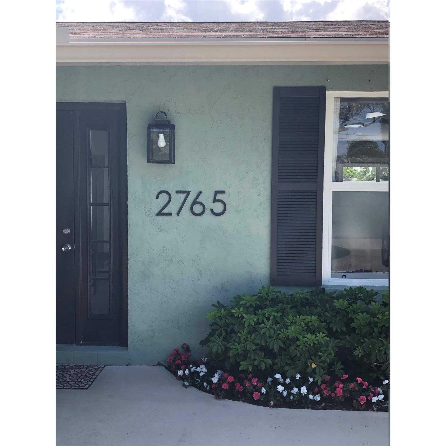 8 inch Large Modern House Numbers - Image 4