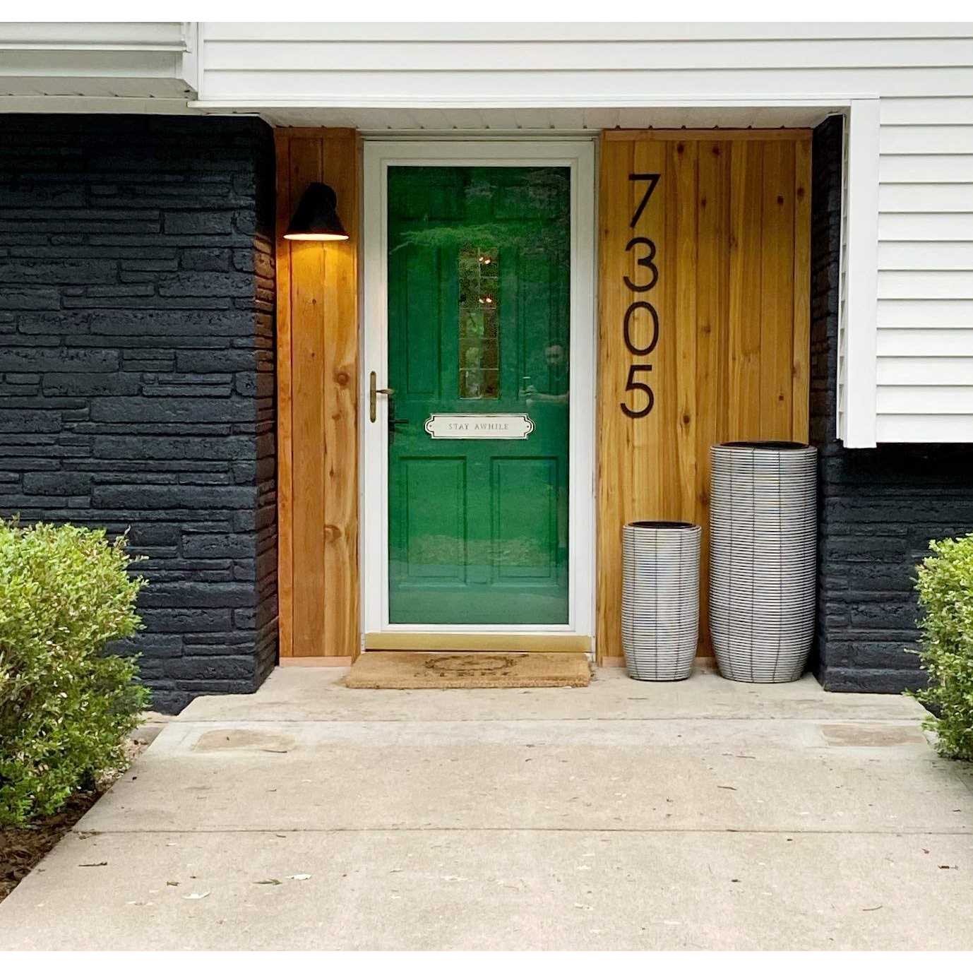 8 inch Large Modern House Numbers - Image 5