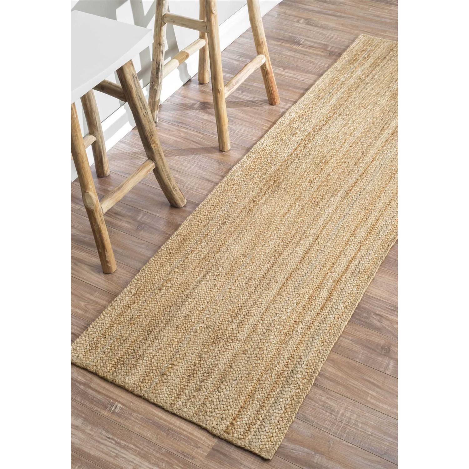 nuLOOM Hand-Woven Rigo Jute Area Rug - Image 3