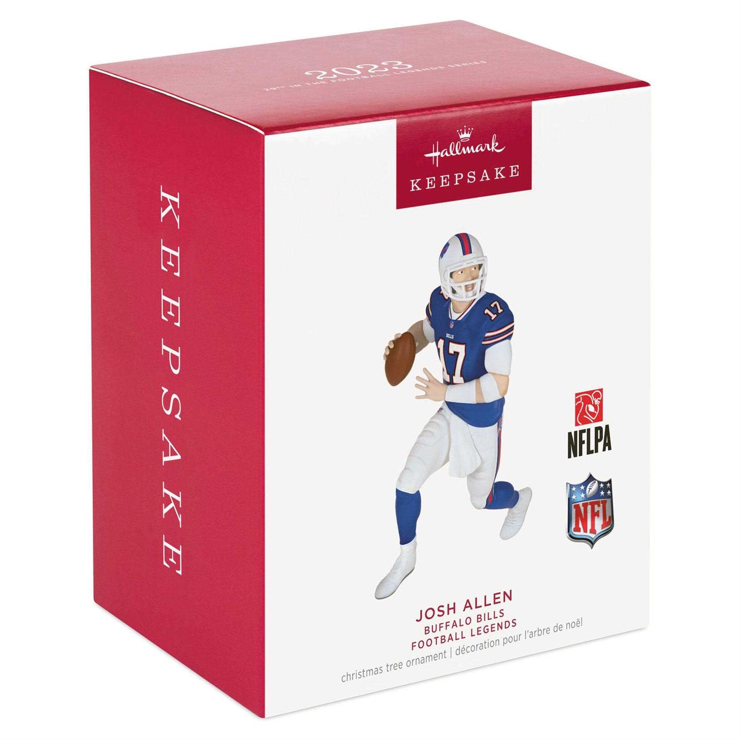 Hallmark 2023 NFL Buffalo Bills Josh Allen Football Legends Ornament - Image 5