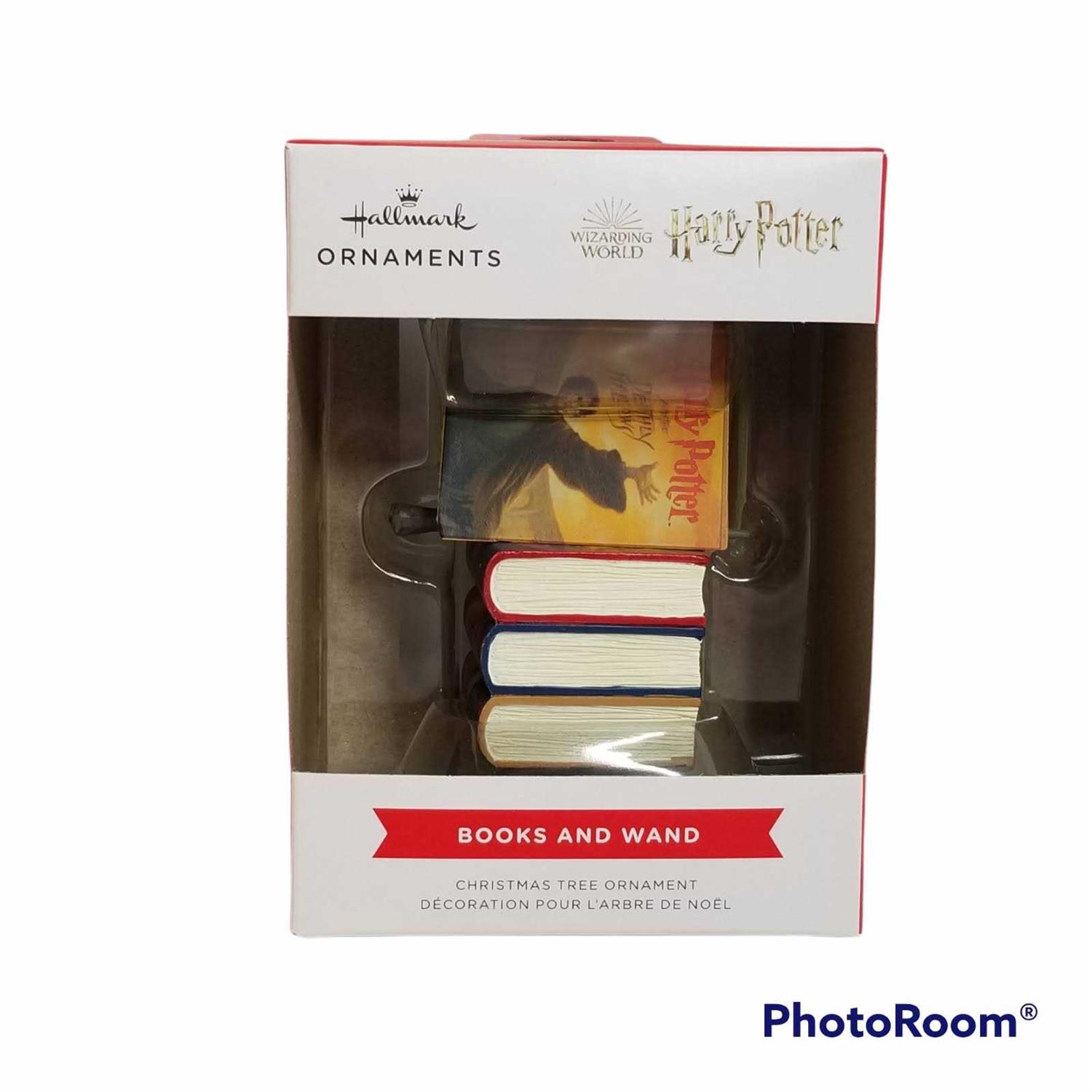 Hallmark Christmas Ornament Harry Potter Stacked Books and Wand - Image 4