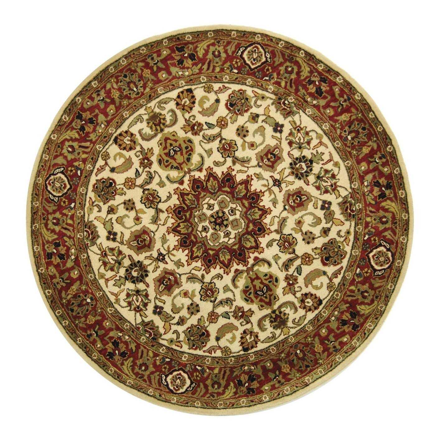 Safavieh Classic Burgundy Navy Rug - Image 3