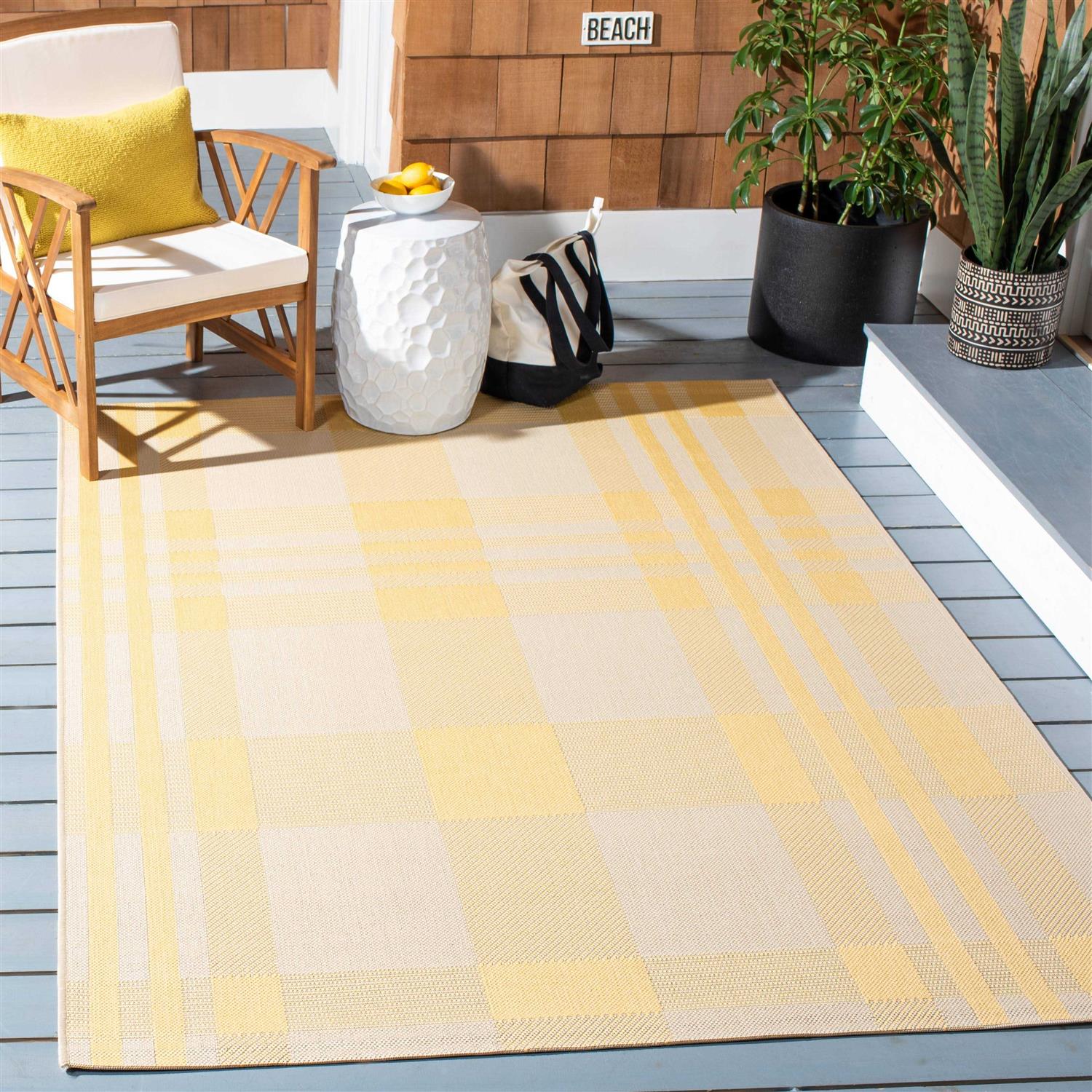 Safavieh Courtyard Red Indoor Outdoor Rug - Image 3